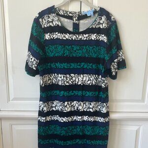 Draper James Carlene Stripe Hillsboro Dress XL NWT